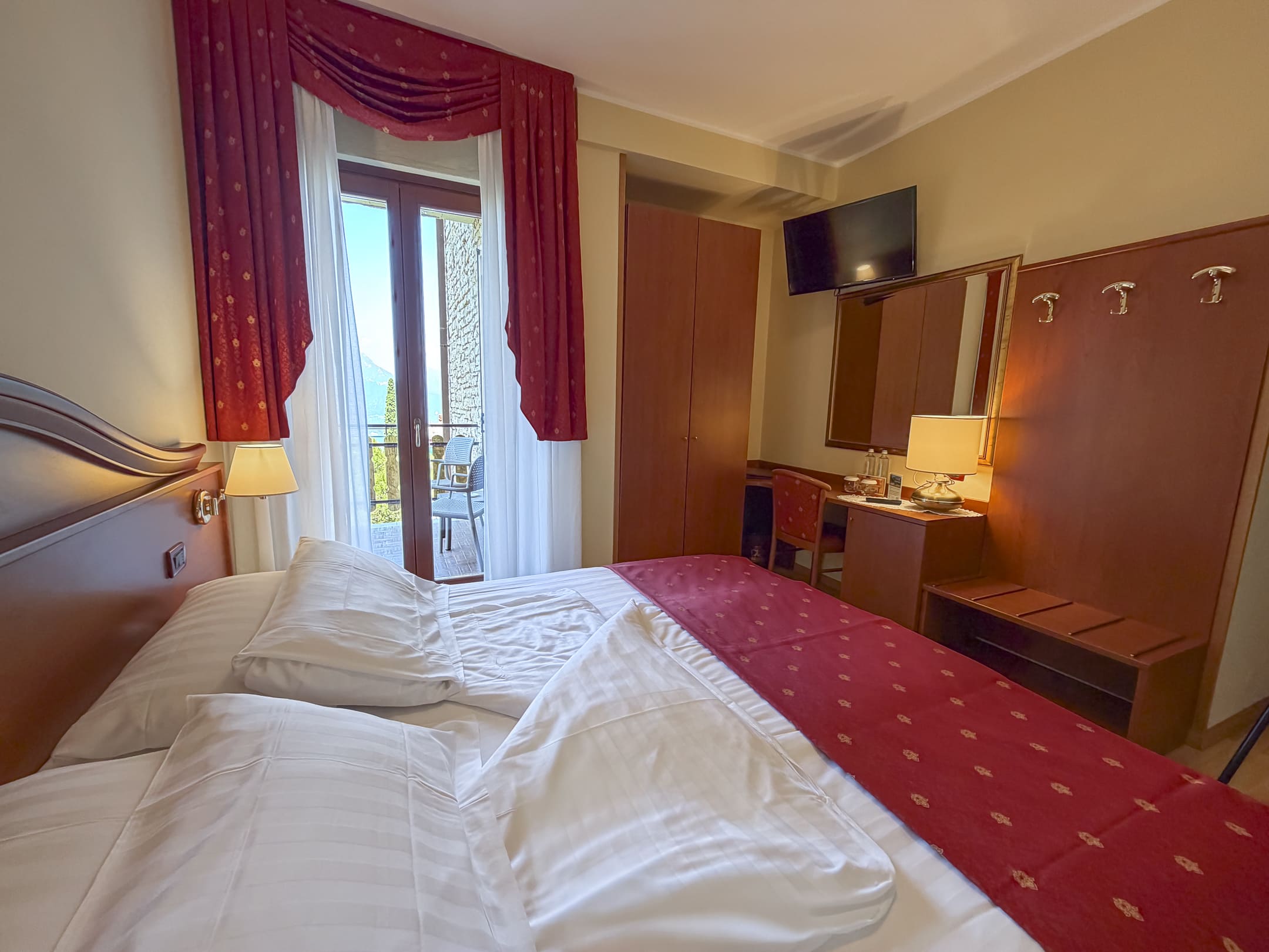 Camere con vista panoramica a Hotel San Zeno di Montagna